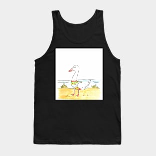 Swan wearing sweater Tank Top